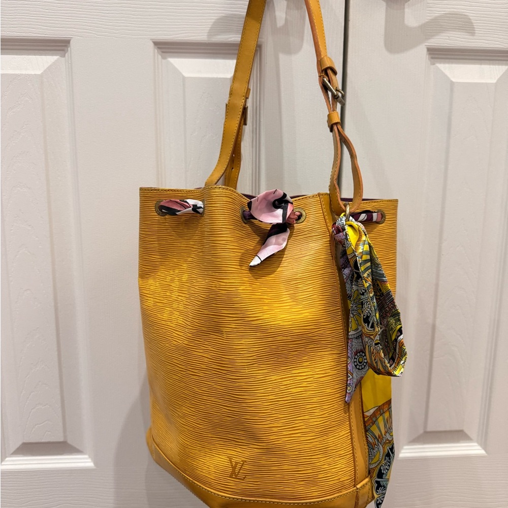 Louis Vuitton Mustard Yellow Tote Bag